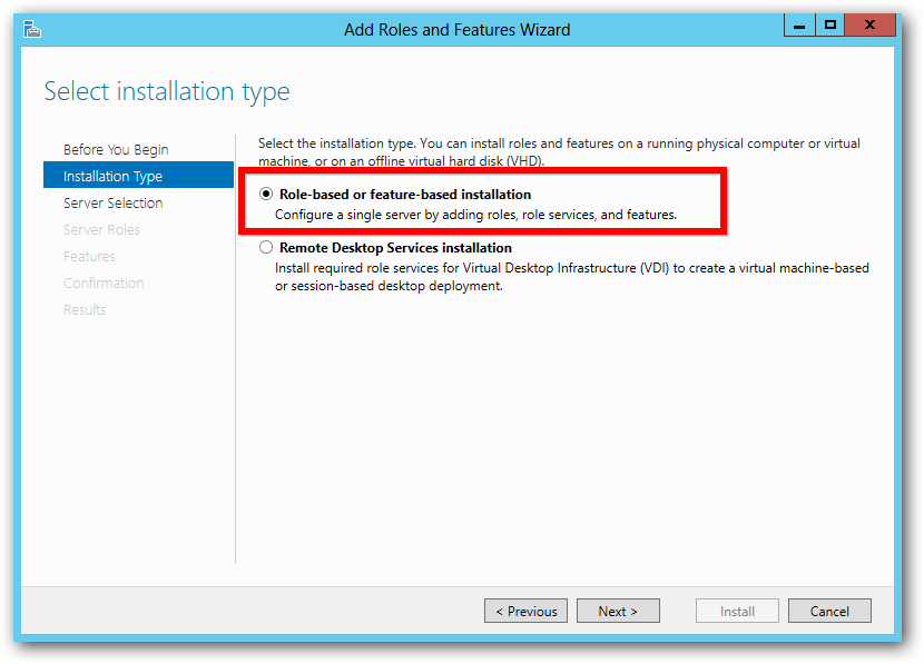 Windows Server Add Roles