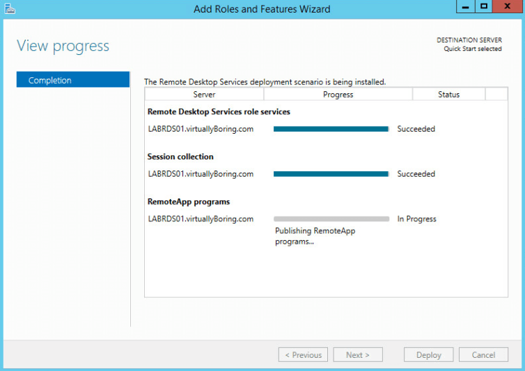 Installing RDS