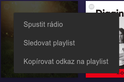 Follow playlist